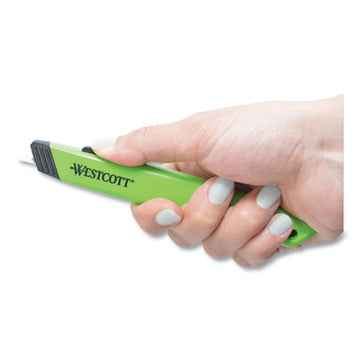 Westcott® Safety Ceramic Blade Box Cutter, 5.5", Green freeshipping - TVN Wholesale